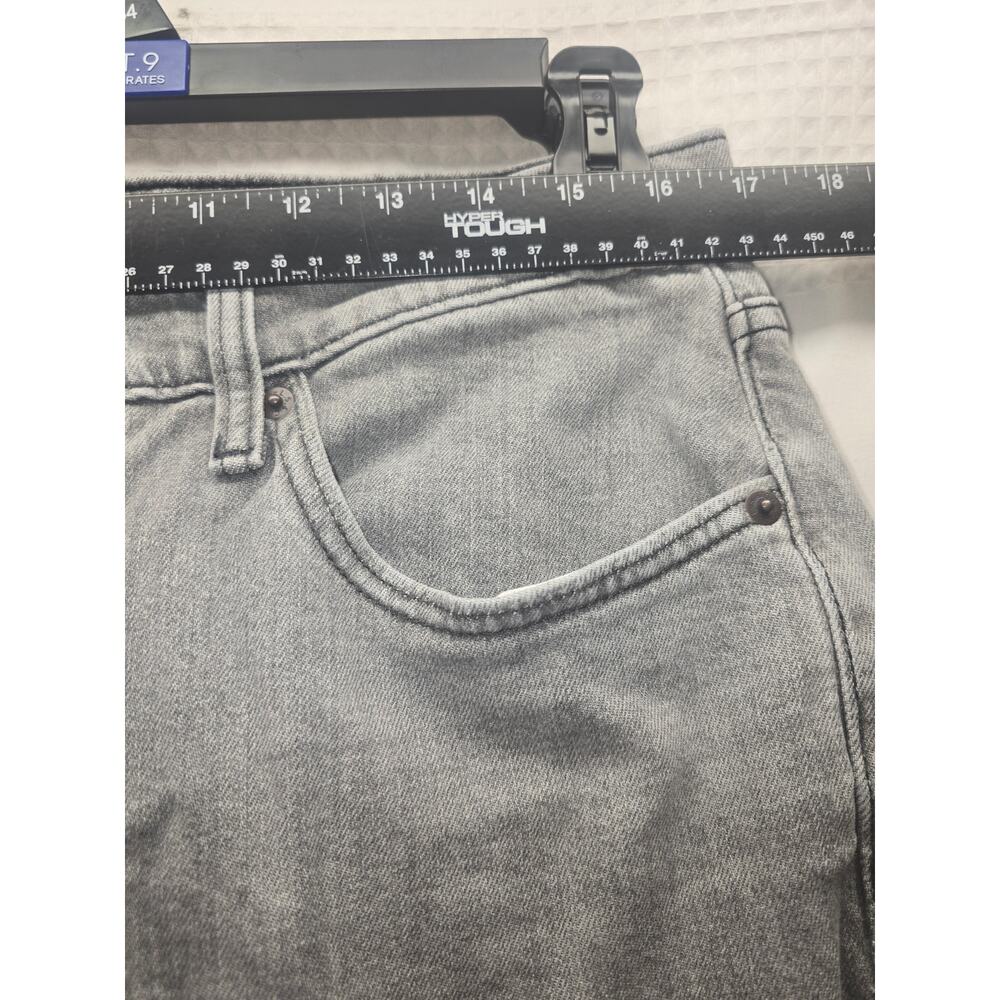 Levi's 514 jeans mens size 32x32 gray denim cowboy straight leg 7208 USED - Picture 3 of 9